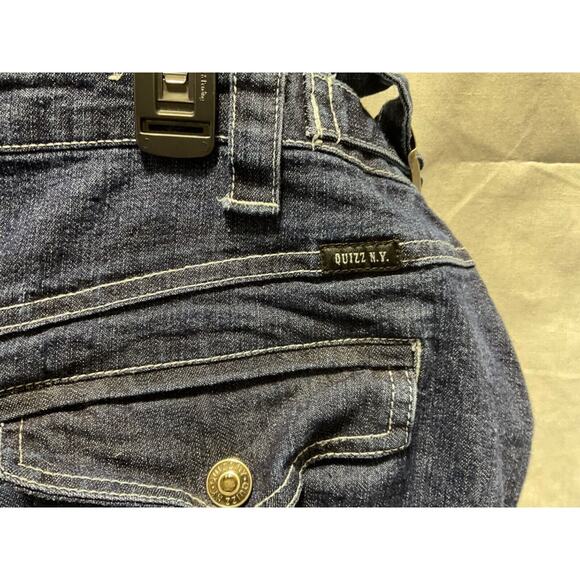 Quizz New York Denim Skirt Size 22, Y2K/90's Style, Ramie Blend - Picture 5 of 7